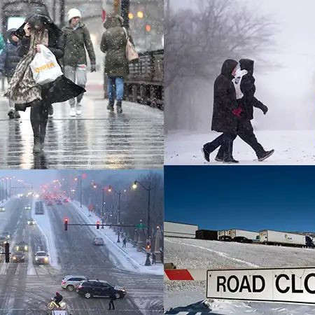 Over 1.4 million homes and businesses are severely hit by the Bomb Cyclone