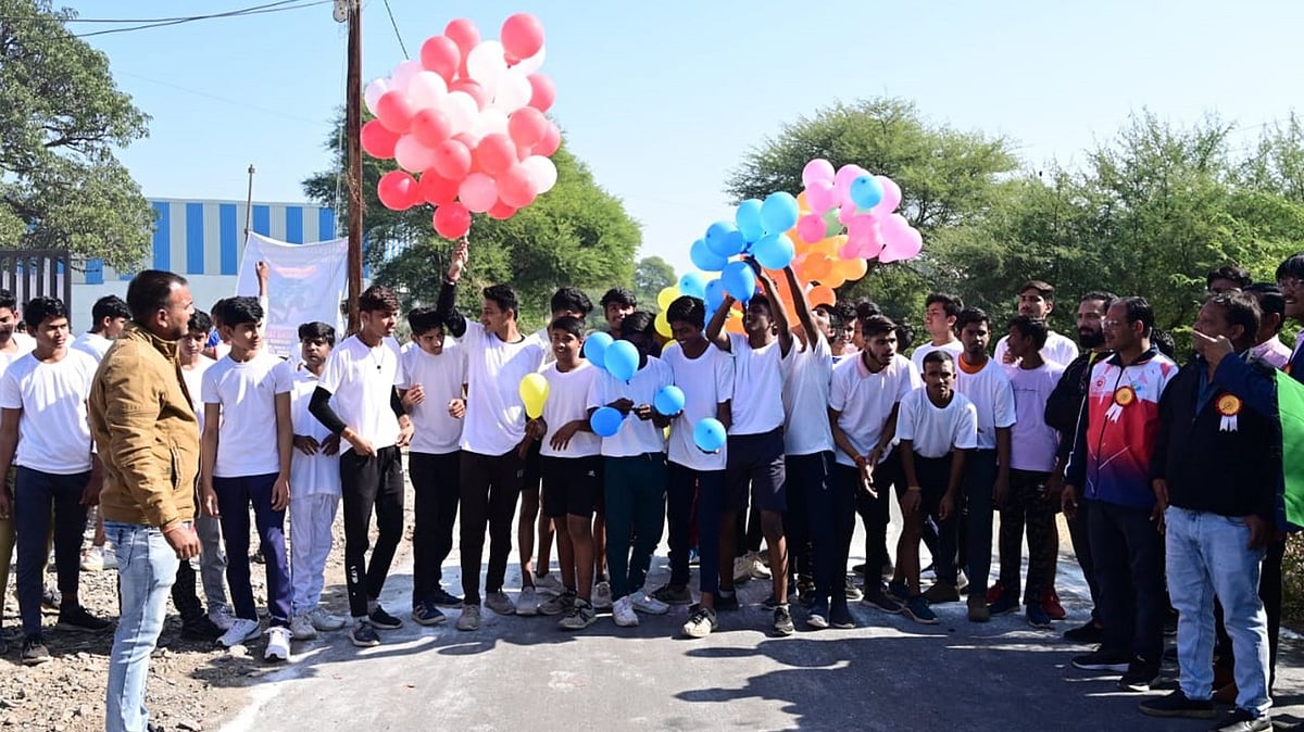Madhya Pradesh: Marathon 2022 concludes at Shanti Bal Niketan in Dewas