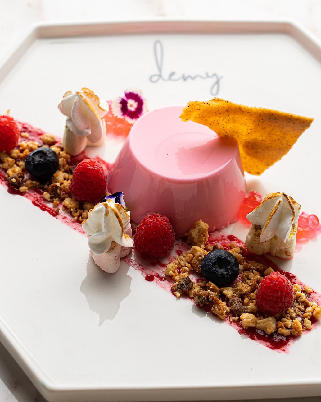 Pink Panna Cotta
