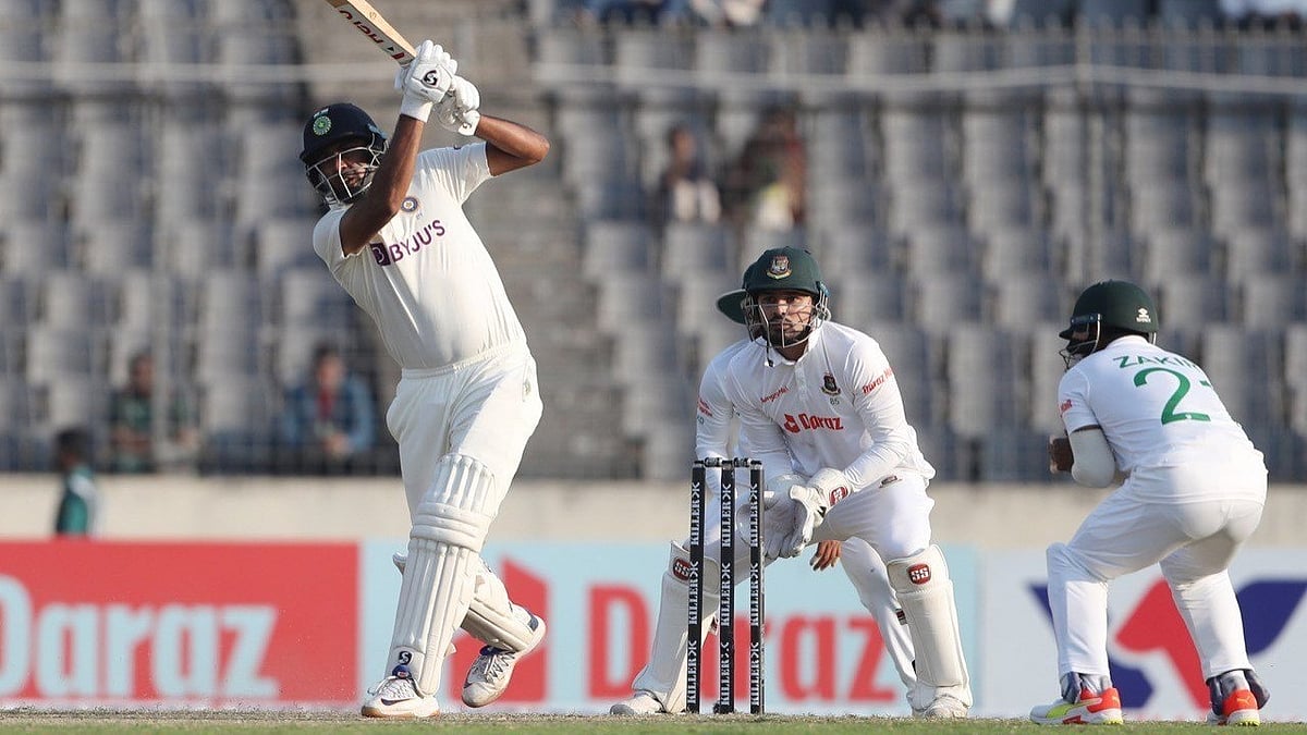 BAN vs IND, 2nd Test: R Ashwin was involved in a 71-run partnership with Shreyas Iyer | BCCI Photo