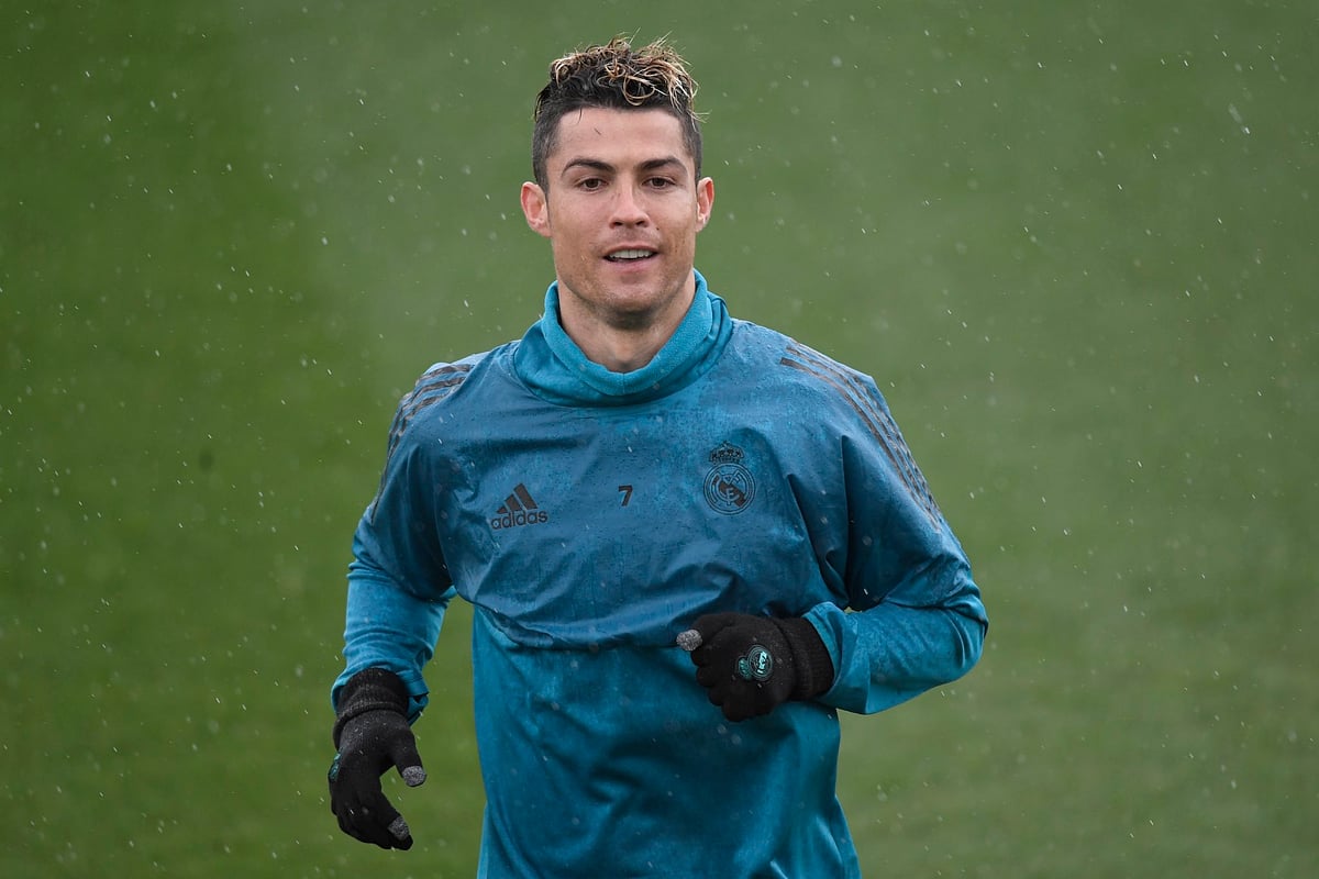 Cristiano Ronaldo spotted training at Real Madrid's Valdebebas sporting center amid speculation about his next club