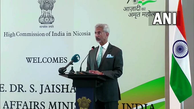 EAM S Jaishankar at Cyprus: 'Our goal is to make India $5 trillion economy by 2025' | ANI