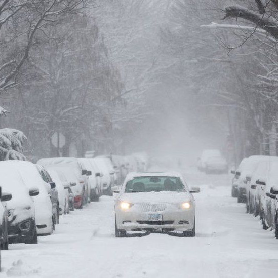 Sub-zero temperatures and high winds are being witnessed all across the US