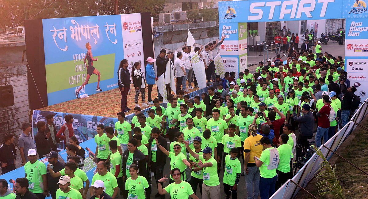Madhya Pradesh: 6k volunteers take part Run Bhopal Run