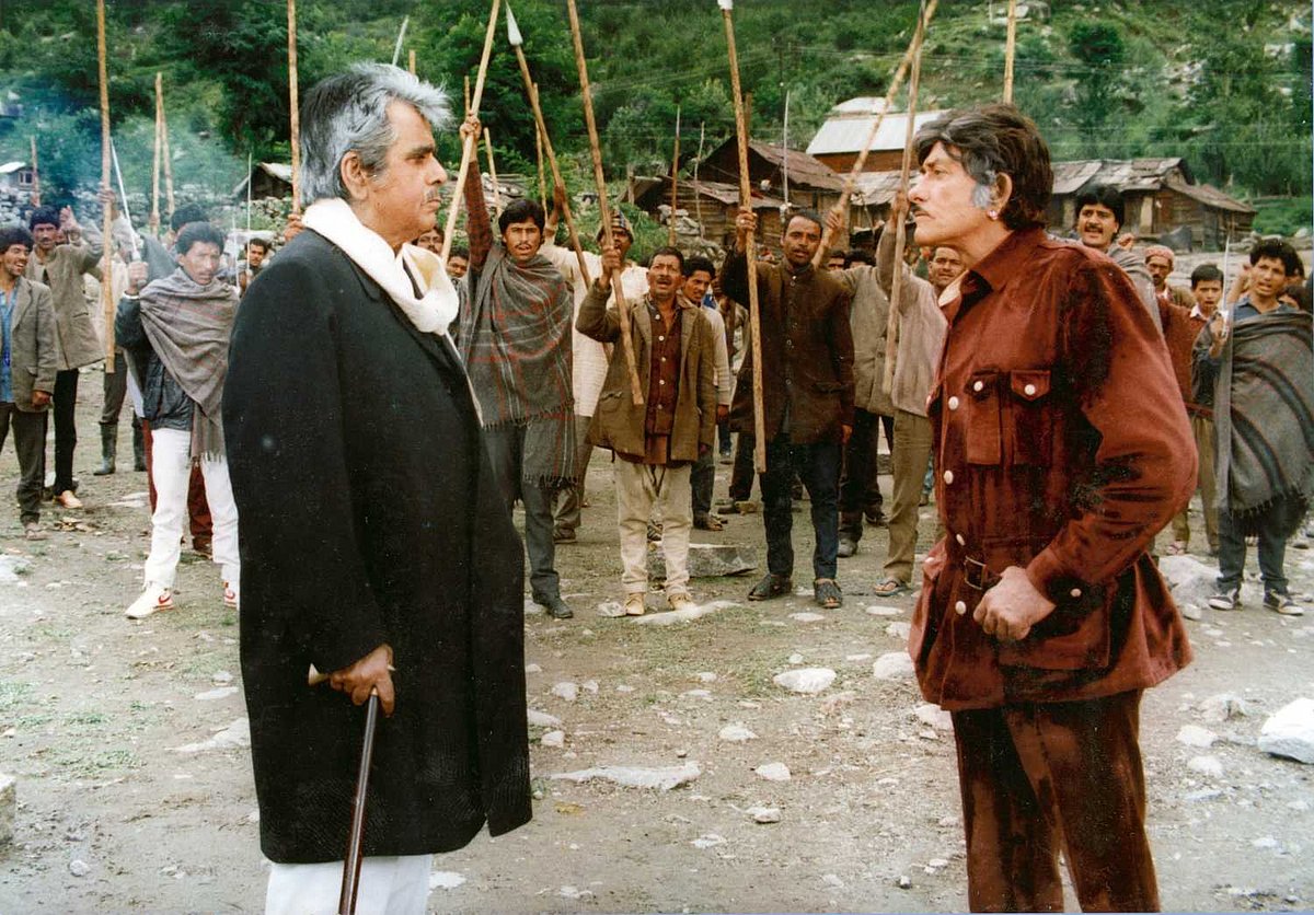 A still from Saudagar