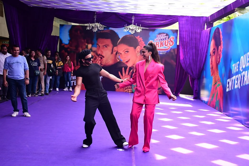 Ranveer Singh with Deepika Padukone