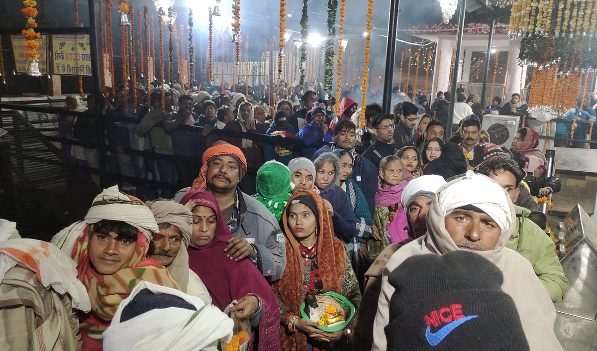 Madhya Pradesh: Thousands flock to Shani temple in Morena