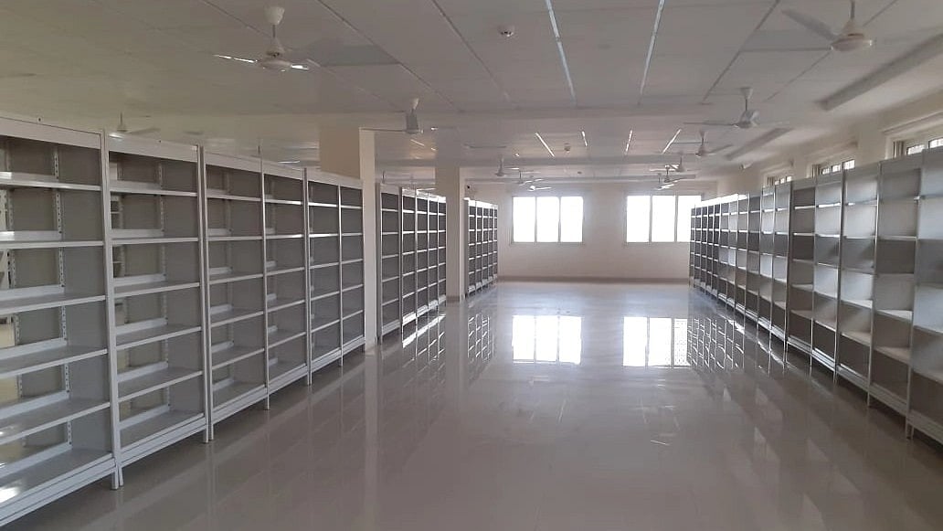 The university has the biggest library on media in India 