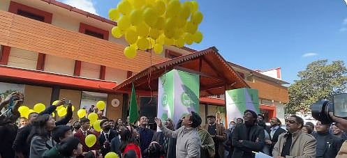 Meghalaya CM rides school bus with students, marks launch of new transport system