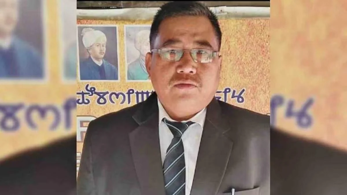 Laishram Rameshwor Singh was the convenor of ex-servicemen cell of the saffron party's state unit. |