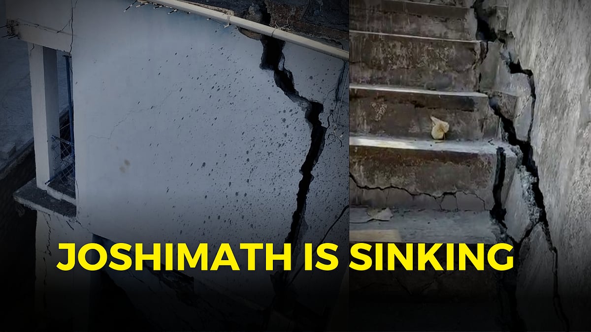 WATCH: Himalayan town of Joshimath sinking? Cracks appear in over 500 ...