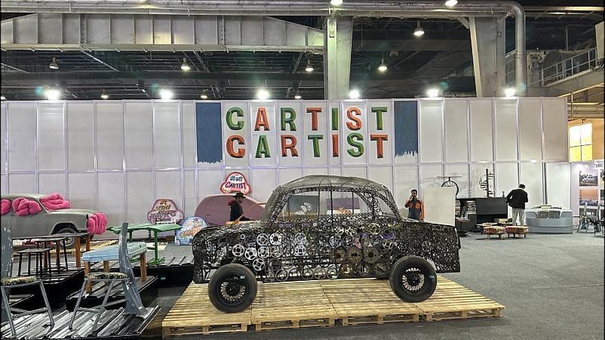 Auto Expo 2023: Cartist creates car arts  with a message of sustainability
