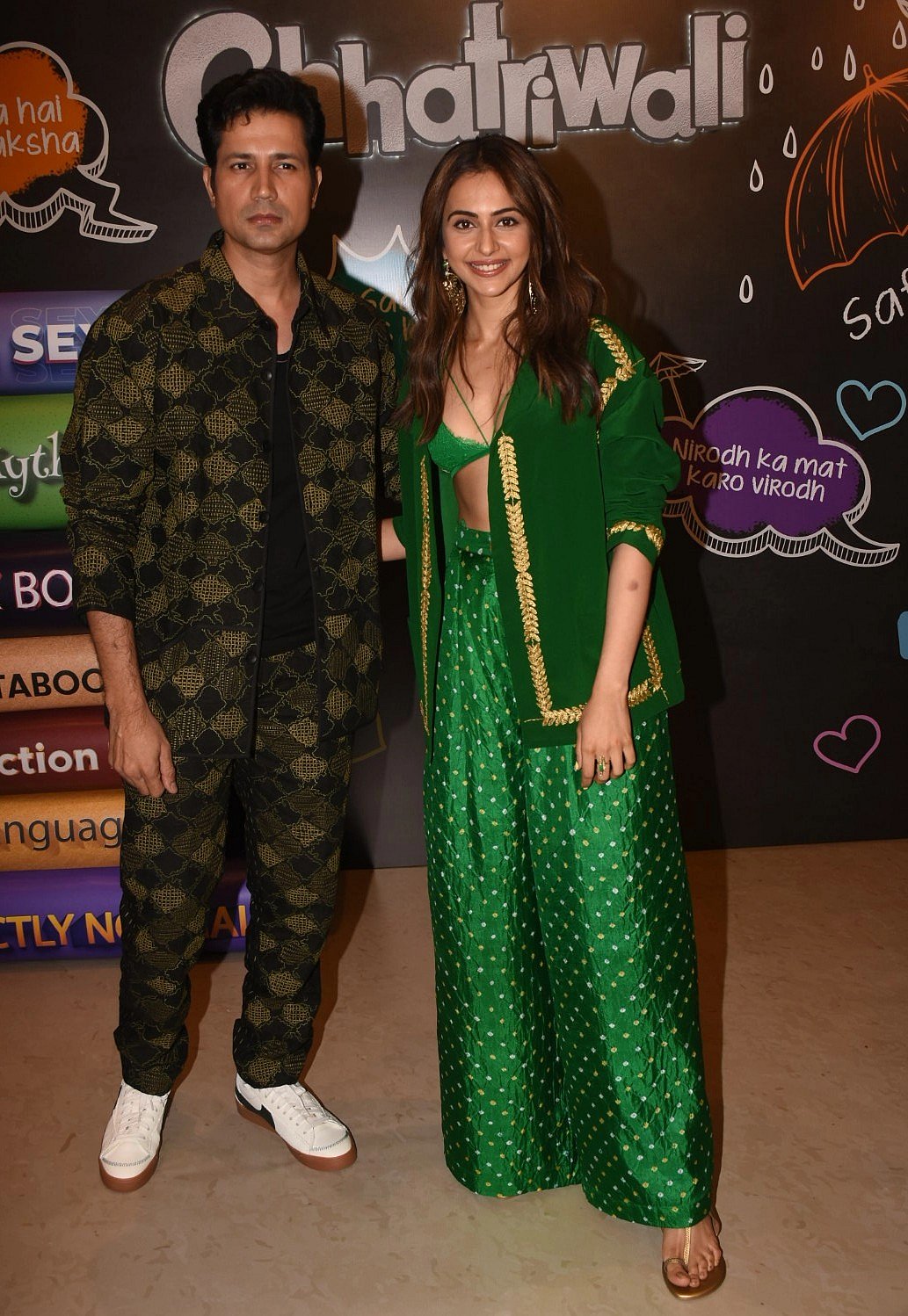 Rakul Preet Singh with co-star Sumeet Vyas