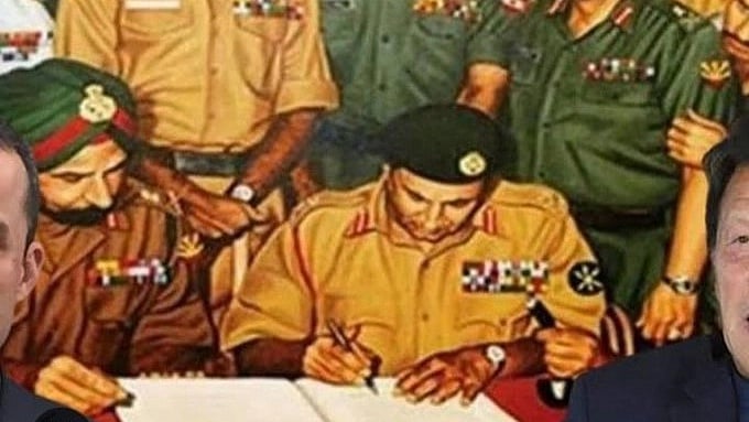 After attack threat, Taliban official takes dig at Islamabad with a pic of Pak's surrender to India in 1971