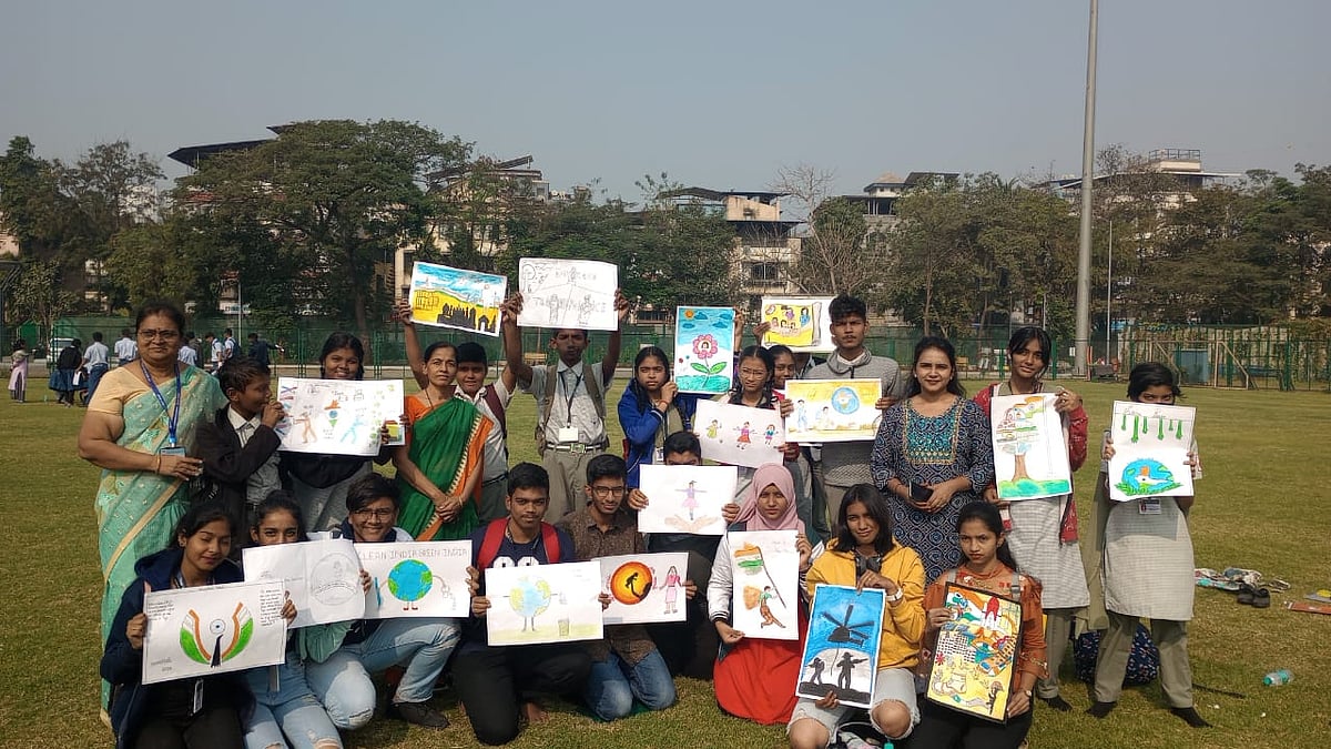 Navi Mumbai: NNMC organises painting competition as part of 'Pariksha Pe Charcha' program | 