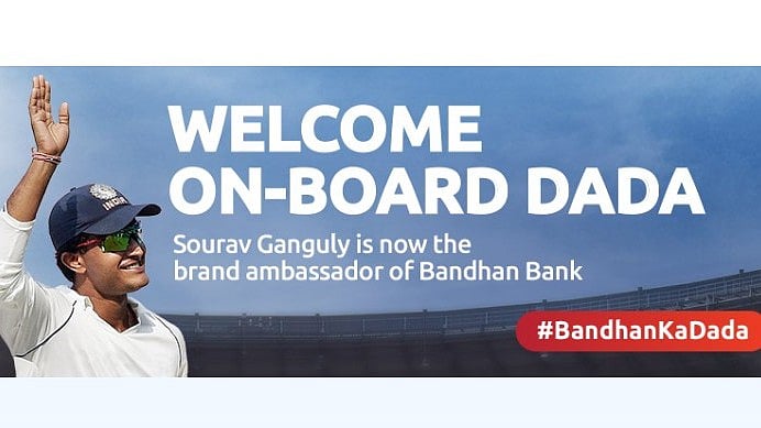 Sourav Ganguly to be the first pan-India brand ambassador of Bandhan Bank