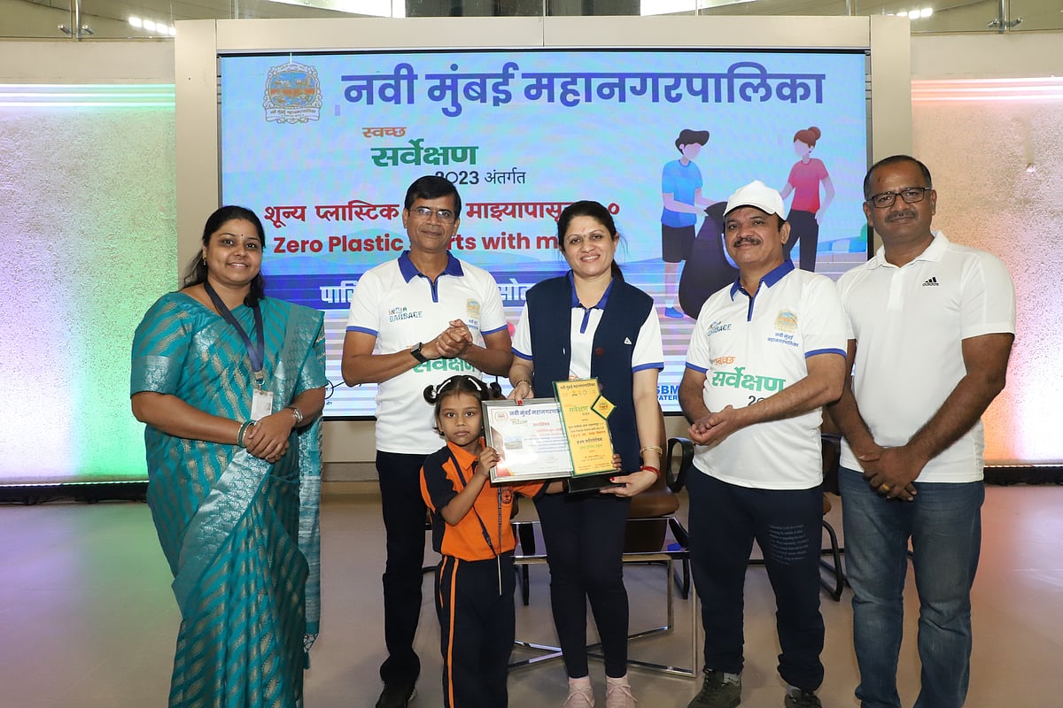 Navi Mumbai: Over 5,000 students make eco-bricks from plastic waste