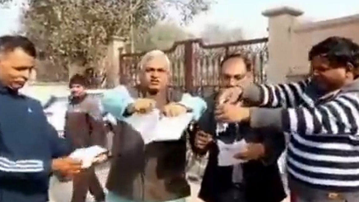 Lucknow: 8 arrested for burning pages of Ramcharitmanas after video goes viral | 