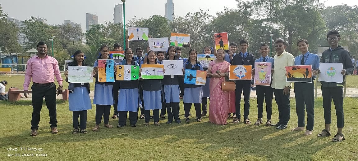 Navi Mumbai: NNMC organises painting competition as part of 'Pariksha Pe Charcha' program