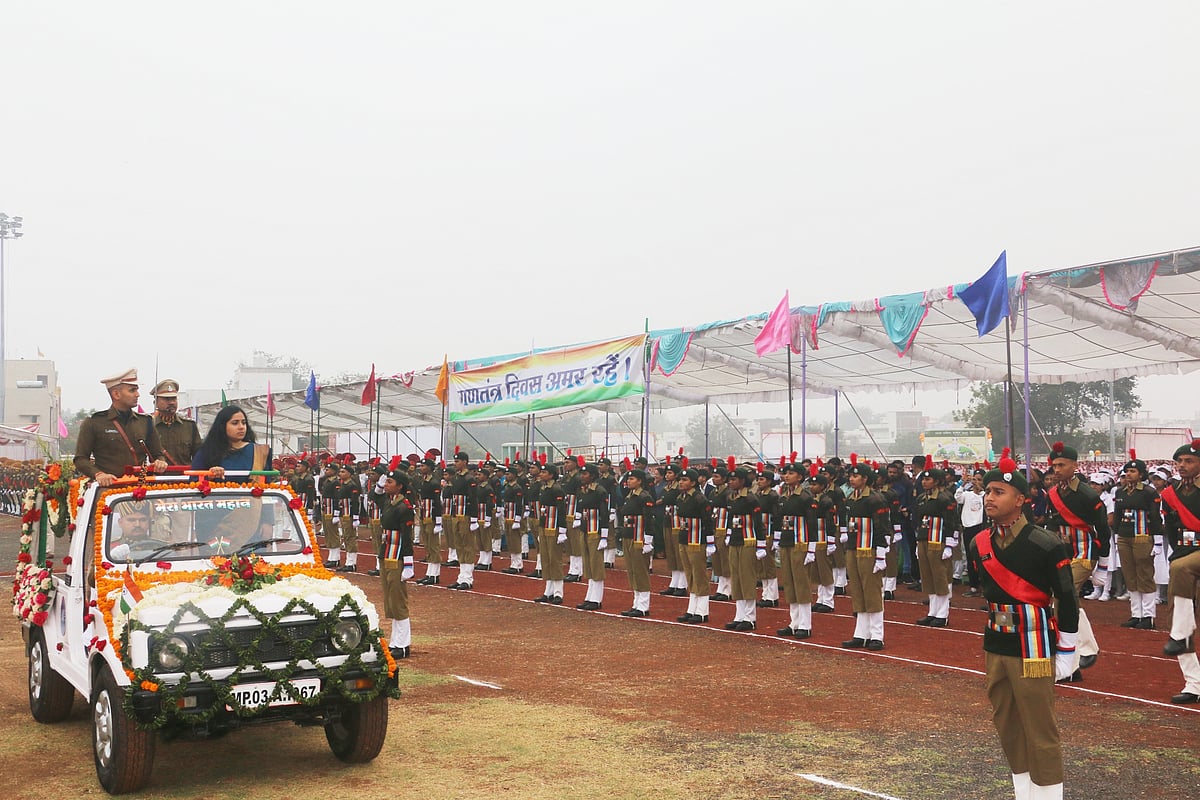 Madhya Pradesh: Republic Day celebrated in Burhanpur 