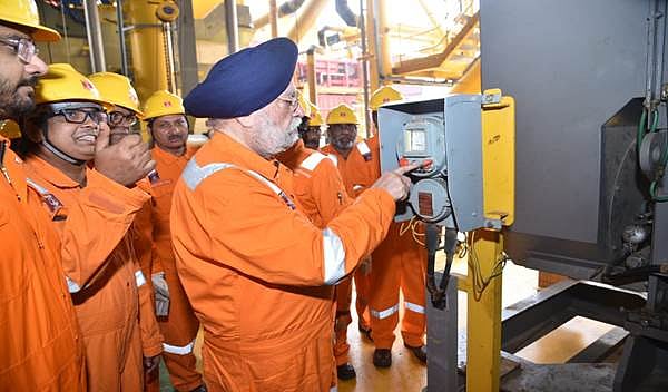 Union Minister of Petroleum & Natural Gas Hardeep Singh Puri re-dedicates ONGC’s iconic Sagar Samrat as a Mobile Offshore Production Unit