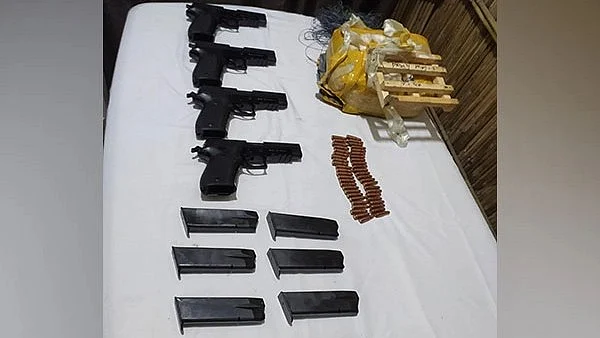 BSF seizes Chinese arms from weapon consignment dropped by Pak drone in Punjab's Gurdaspur |