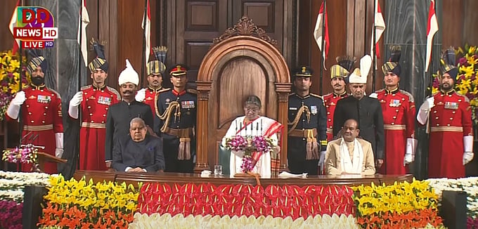 India's self-confidence is at its highest, world is looking at us from different perspective: President Murmu during her joint address in Parliament