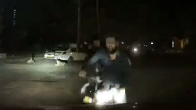 Bengaluru crime: Biker crashes head-on into car driven by couple at 3 AM, follow for 5 km in Chikkanayakanahalli; shocking video surfaces | 