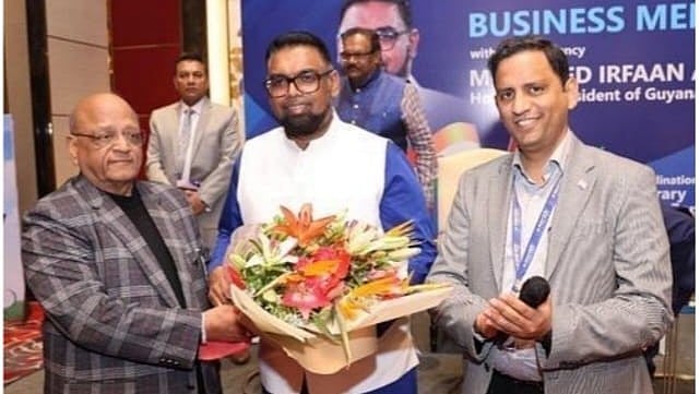 Indore: Business meet held in presence of Guyana President Mohamed Irfaan Ali