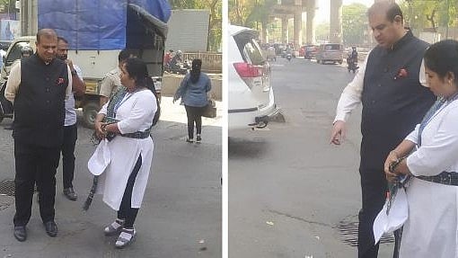 Mumbai: BMC fixes deep road cavity after MLA’s intervention