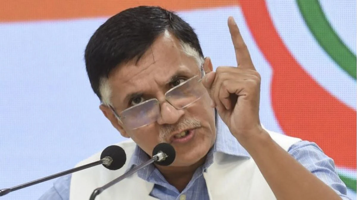 Mumbai: Congress brings its ‘Democracy Disqualified’ campaign to city; Pawan Khera slams BJP & its Adani-connection | PTI