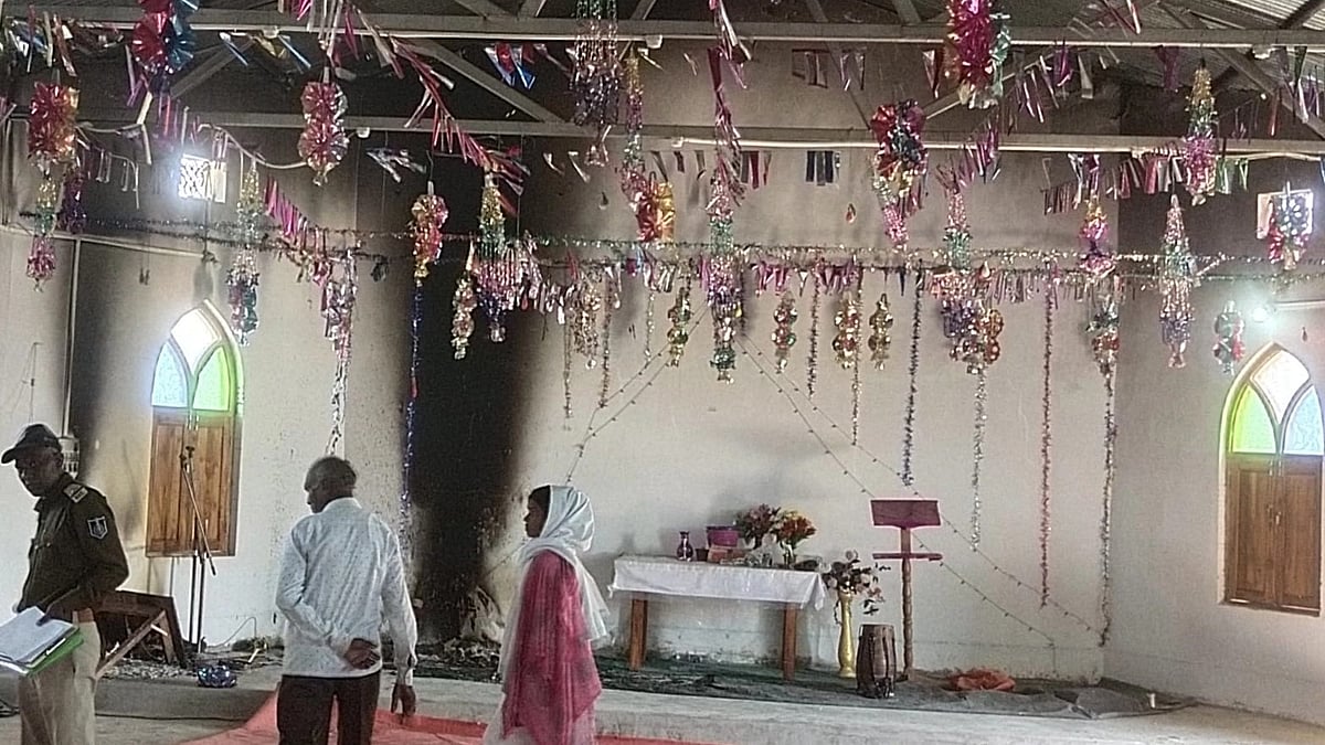 Madhya Pradesh: Church torched, defiled in Narmadapuram; search on for culprits  | FP Photo