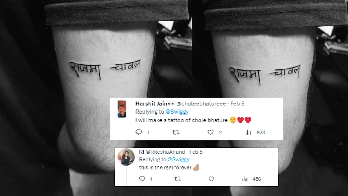 'Rajma Chawal' Tattoo: Would you ink your favourite dish's name on your body?  