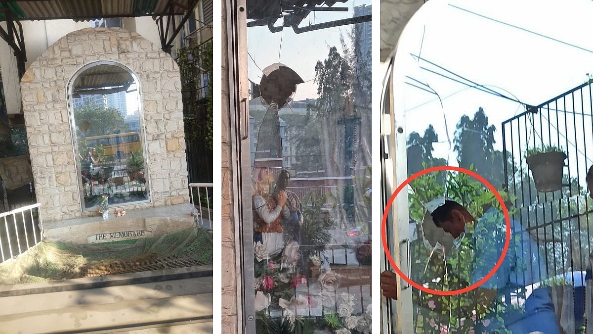 Mumbai: Cops on lookout for man who vandalised grotto in Malad's Orlem