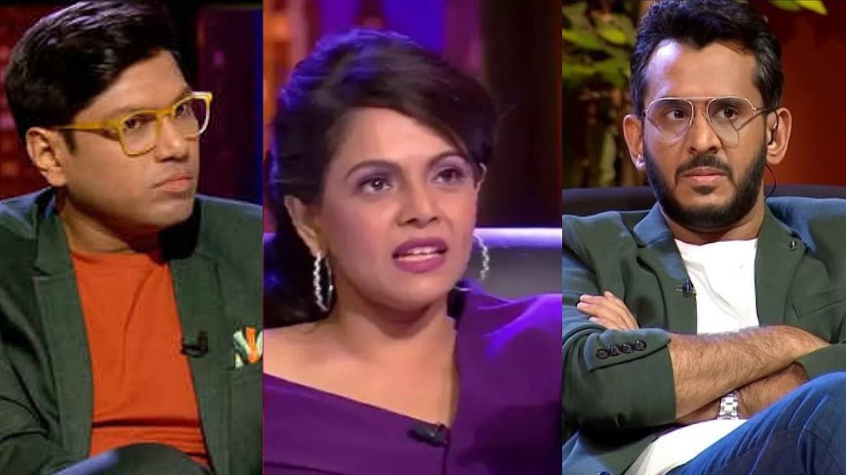 Peyush Bansal, Namita Thapar and Aman Gupta |