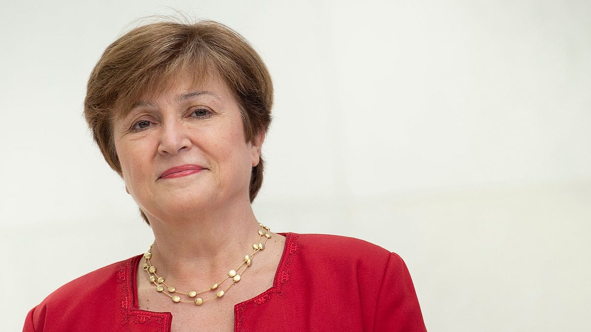 India 'bright spot', to contribute 15% of global growth in 2023: IMF MD Kristalina Georgieva | Image: Twitter 
