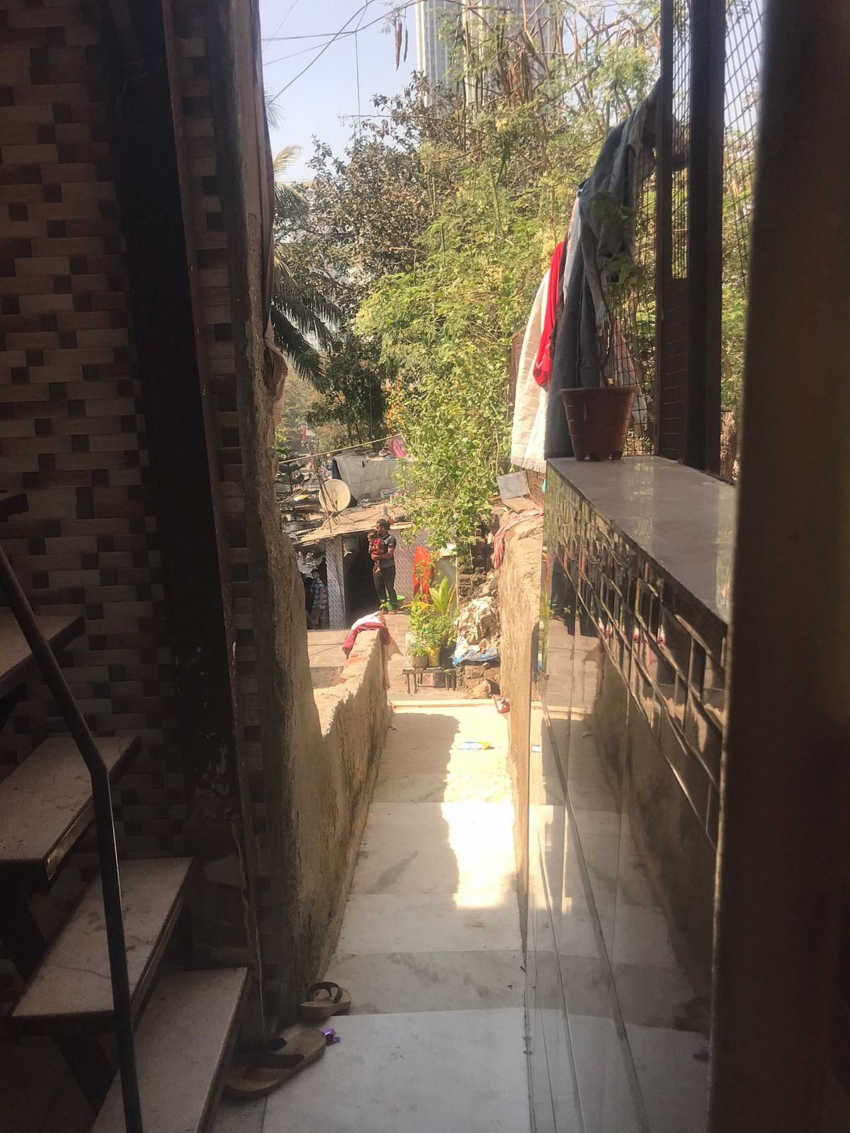 Glimpses of the house where the women live