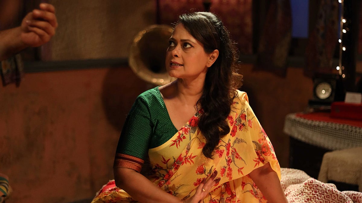 Still from play 'Hatak'- Sadiya Siddiquia plays the character of a sex worker