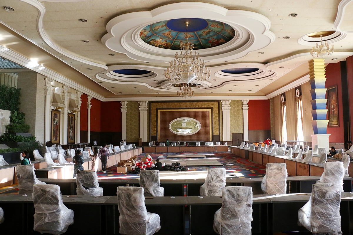 Preparation at the hotel for G20 Summit.