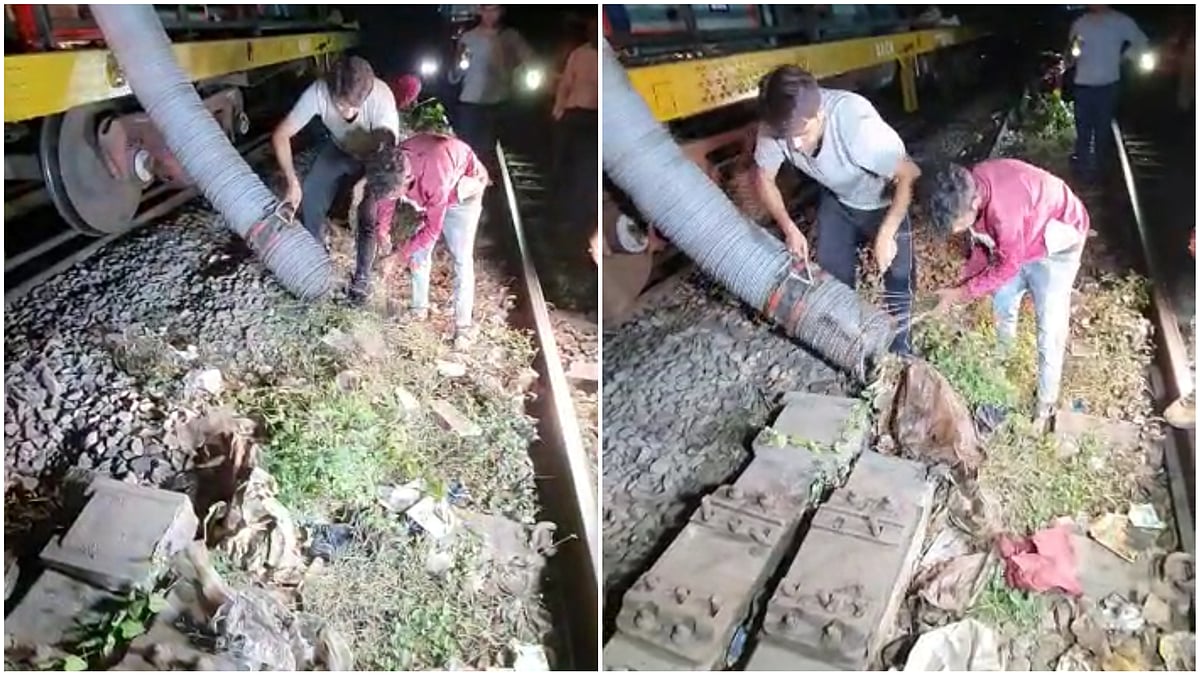 Mumbai: Innovation from scrap! CR launches high-powered vacuum cleaner to collect garbage from railway tracks; check video