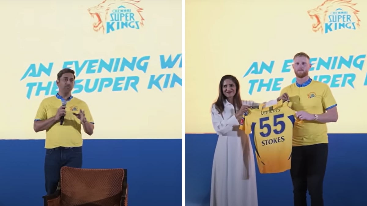 IPL 2023: MS Dhoni welcomes Ben Stokes to Chennai Super Kings in style, watch video