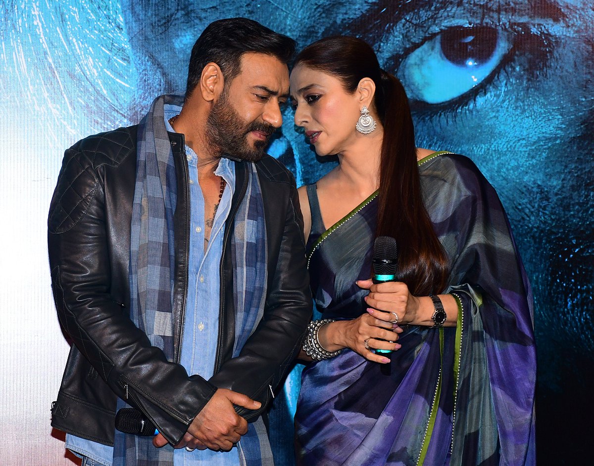Ajay Devgn and Tabu