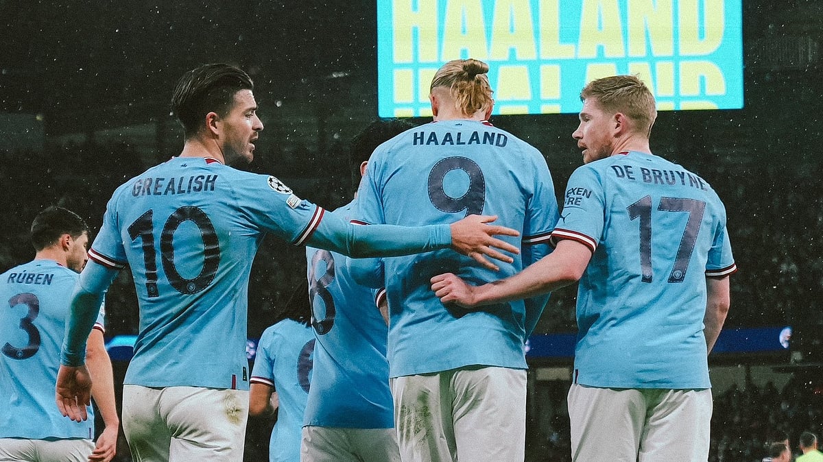 UCL: Five star Erling Haaland sends RB Leipzig crashing out after 7-0 victory; in pics