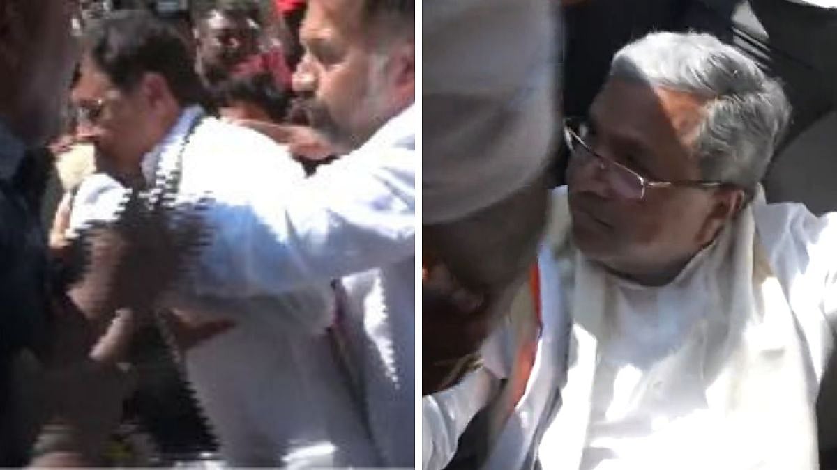 Karnataka Bribegate: Former CM Siddaramaiah, other Congress leaders detained after protests in...