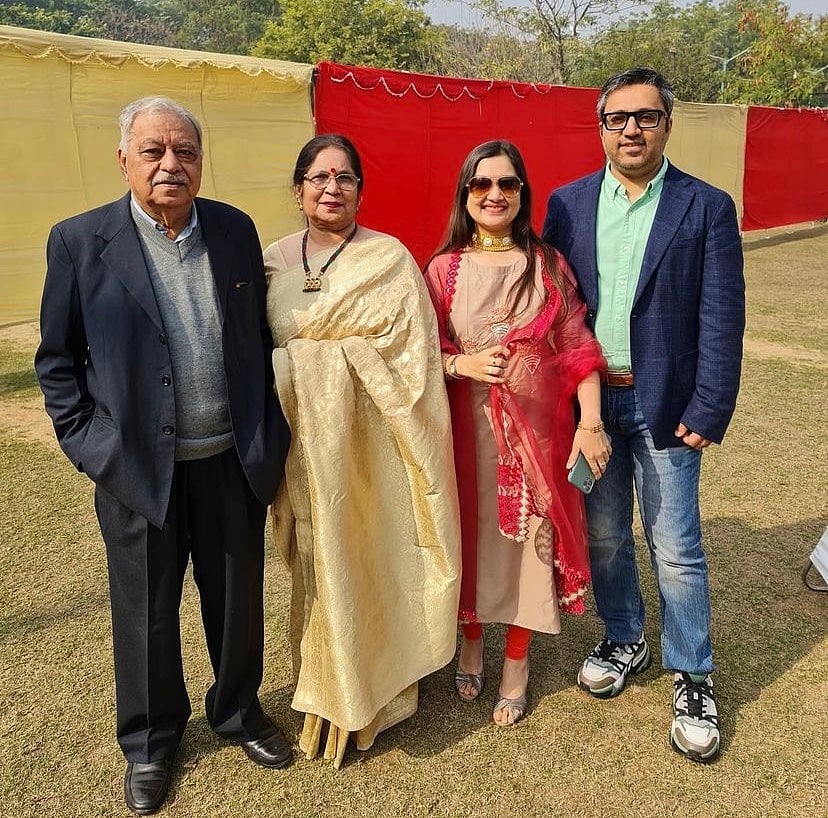 Ashok Grover with family