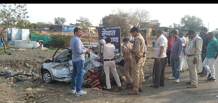 Ujjain: Three die in road mishap on Agar Road