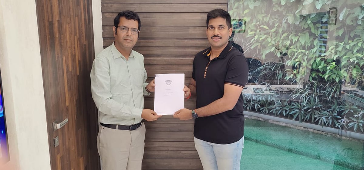 Manu Agrawal, Founder and CEO of Bluesport Entertainment Pvt. Ltd along with owner of Maharashtra Ironmen, Mr. Punit Balan