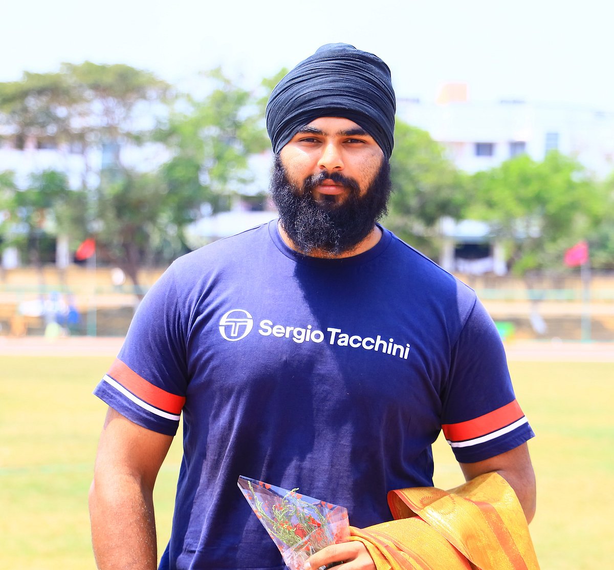 Bhopal: Samardeep Singh Gill wins silver medal at All India Inter-University Athletics Championship 