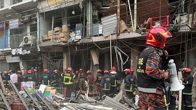 Dhaka: Explosion inside five-storey building kills at least 15, over 100 injured