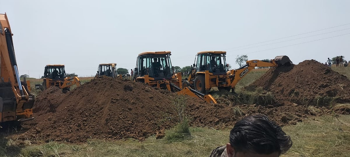 Excavation machines swing into action